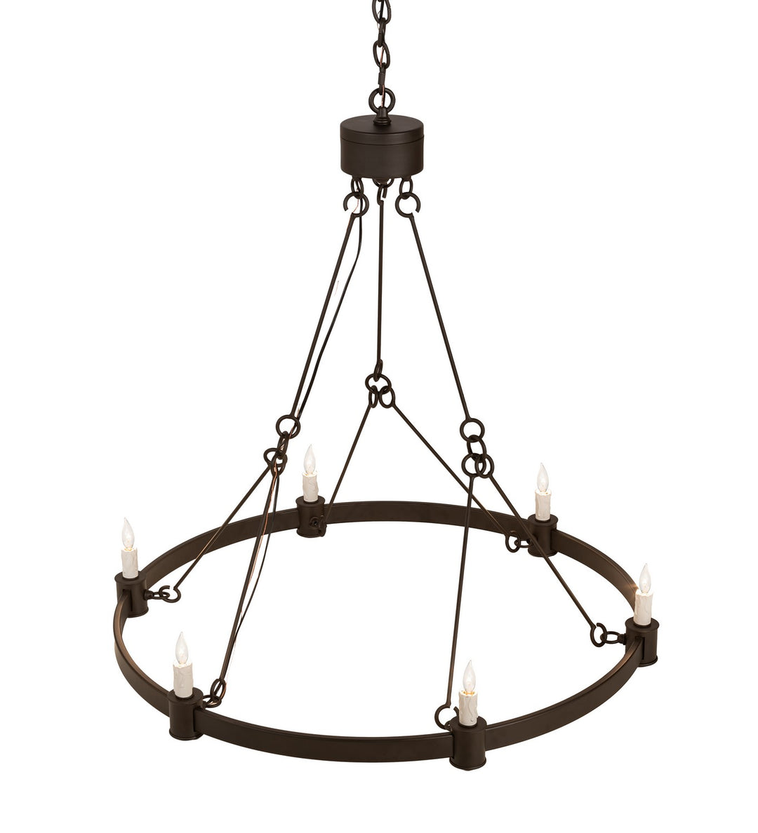Meyda Tiffany Kenosha 210880 Chandelier Light - Oil Rubbed Bronze