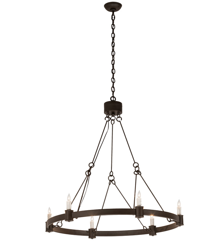 Meyda Tiffany Kenosha 210880 Chandelier Light - Oil Rubbed Bronze