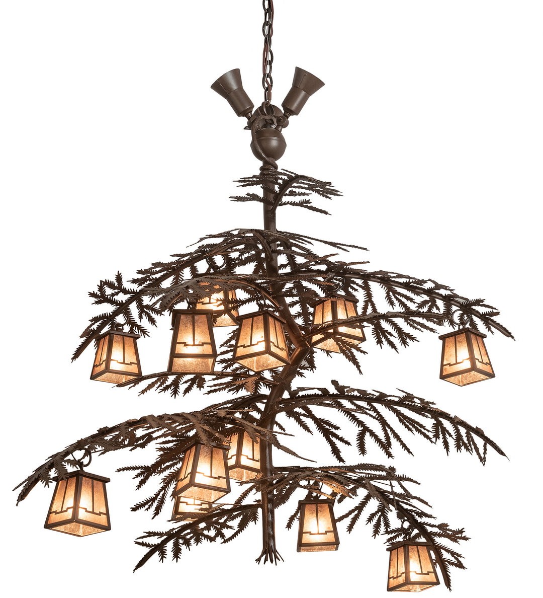 Meyda Tiffany Pine Branch 210931 Chandelier Light - Cafe-Noir