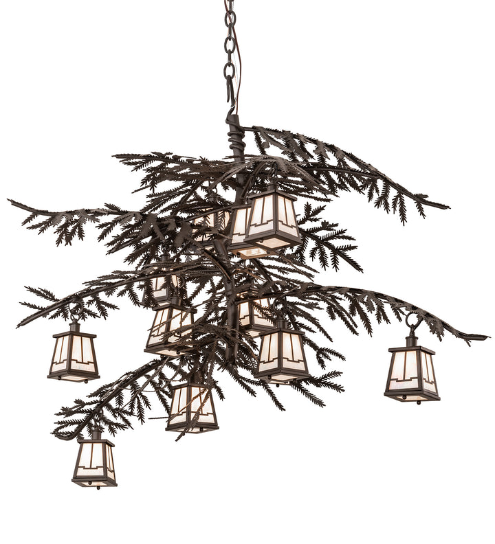 Meyda Tiffany Pine Branch 213911 Chandelier Light - Oil Rubbed Bronze
