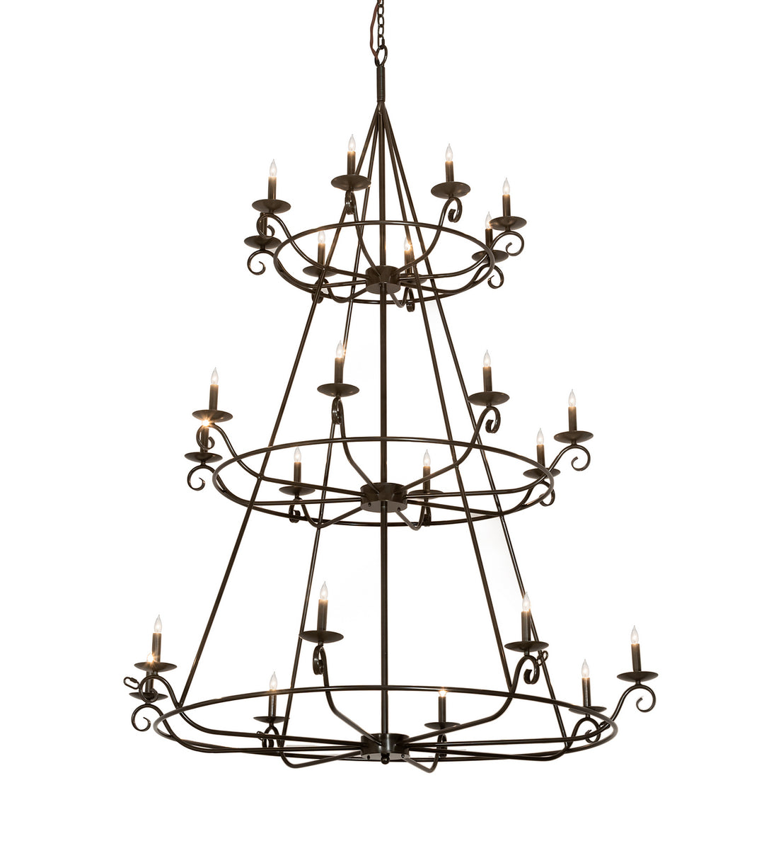 Meyda Tiffany Estrella 214036 Chandelier Light - Timeless Bronze
