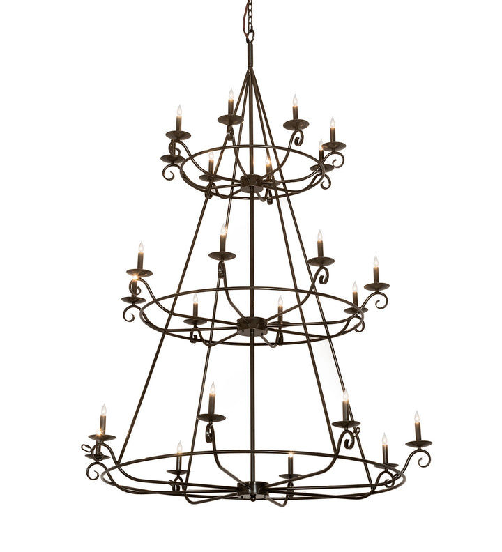 Meyda Tiffany Estrella 214036 Chandelier Light - Timeless Bronze