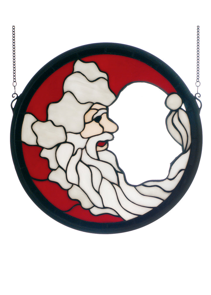 Meyda Tiffany Lighting 65263 Santa Claus Window Mirror Bronze / Dark