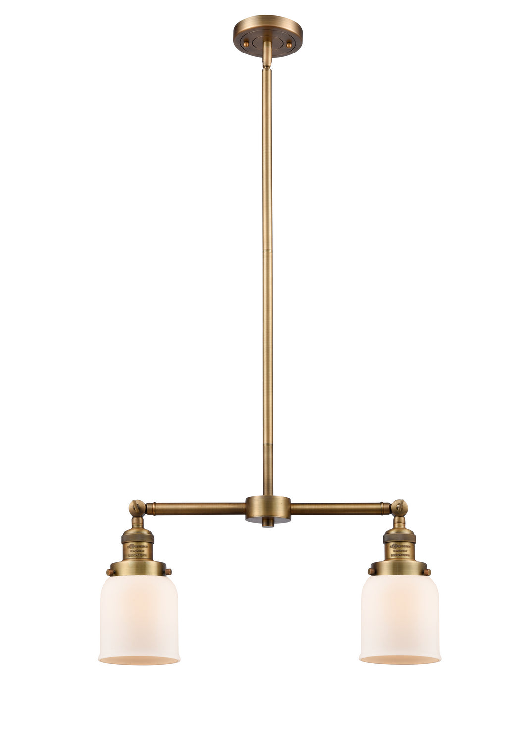 Innovations Franklin Restoration 209-BB-G51-LED Chandelier Light - Brushed Brass