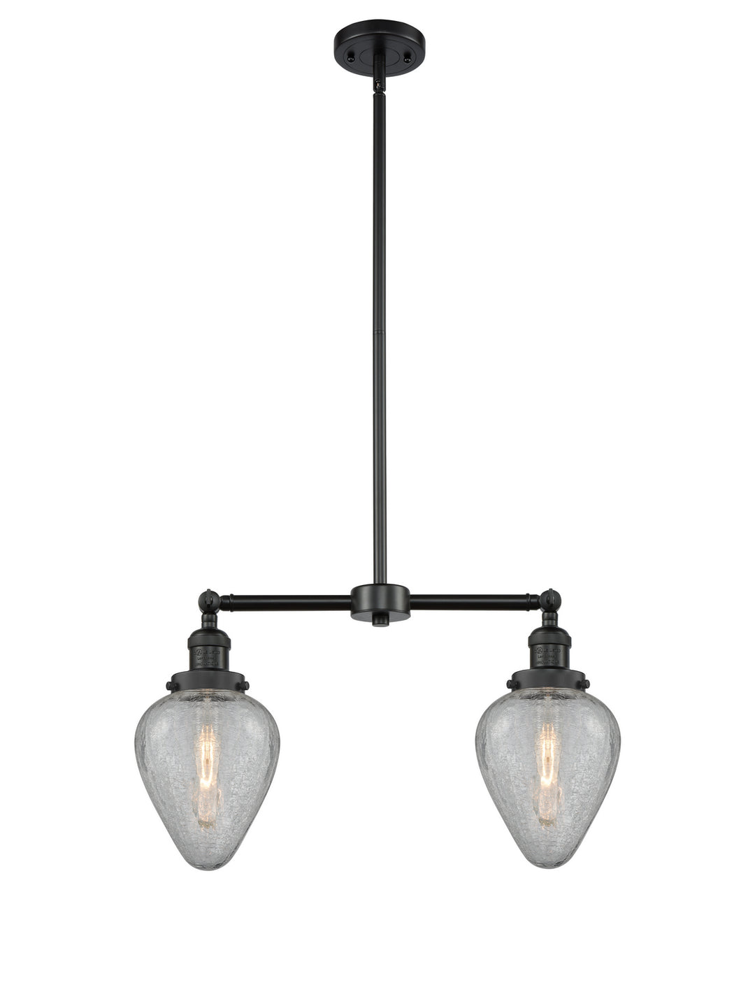 Innovations Franklin Restoration 209-BK-G165 Chandelier Light - Matte Black