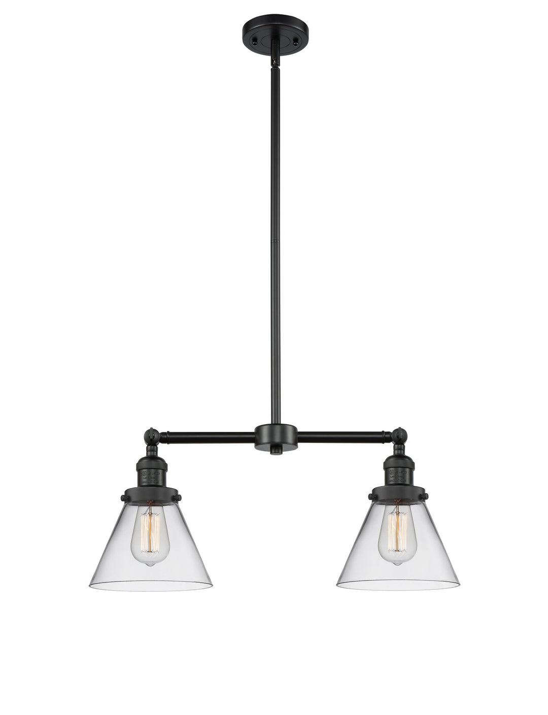 Innovations Franklin Restoration 209-BK-G42-LED Chandelier Light - Matte Black