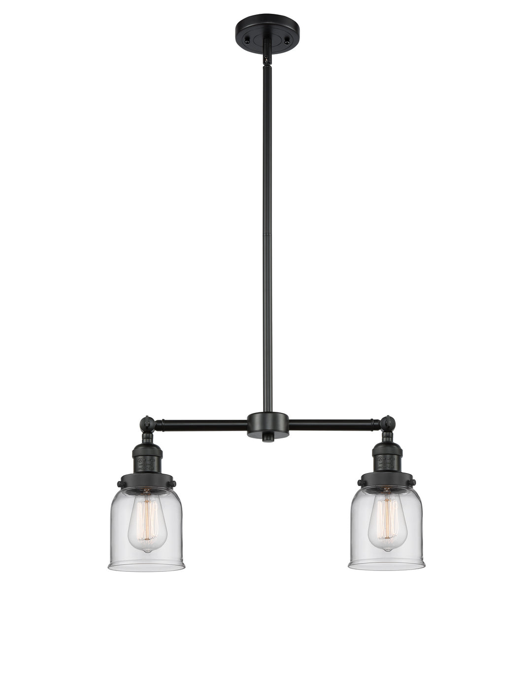Innovations Franklin Restoration 209-BK-G52-LED Chandelier Light - Matte Black