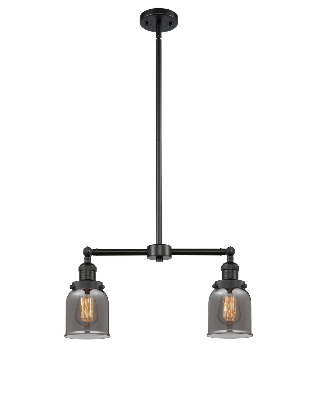 Innovations Franklin Restoration 209-BK-G53-LED Chandelier Light - Matte Black