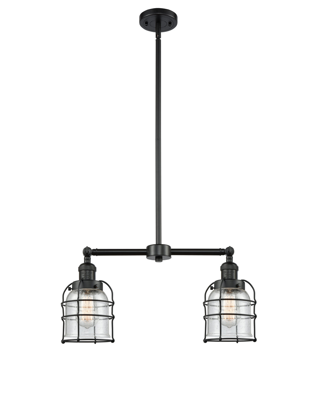 Innovations Franklin Restoration 209-BK-G54-CE Chandelier Light - Matte Black