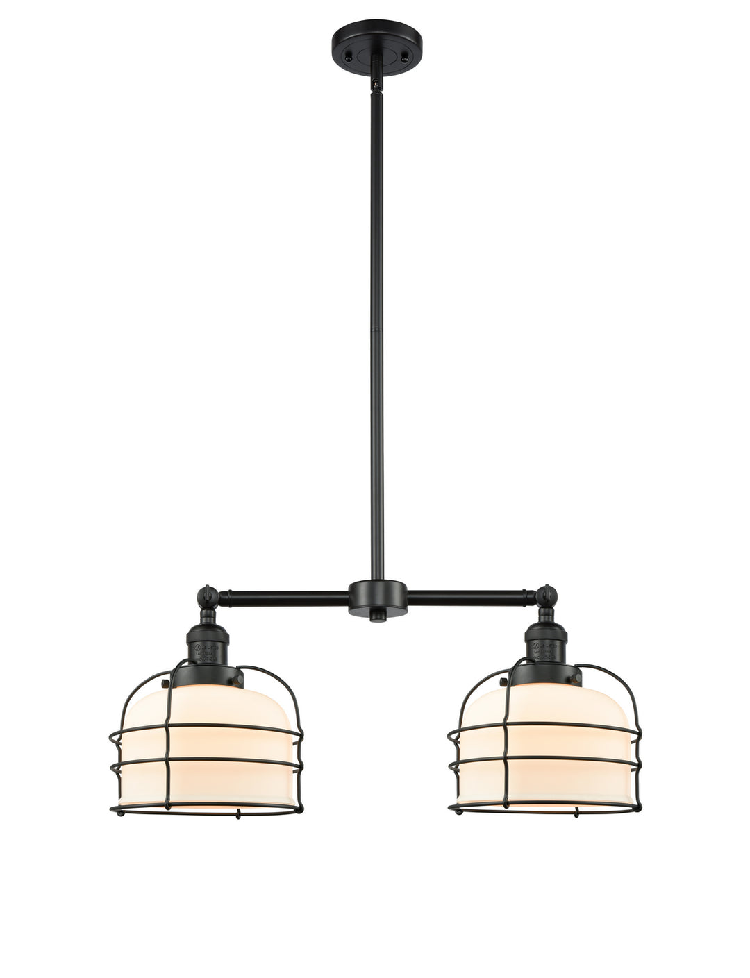 Innovations Franklin Restoration 209-BK-G71-CE Chandelier Light - Matte Black
