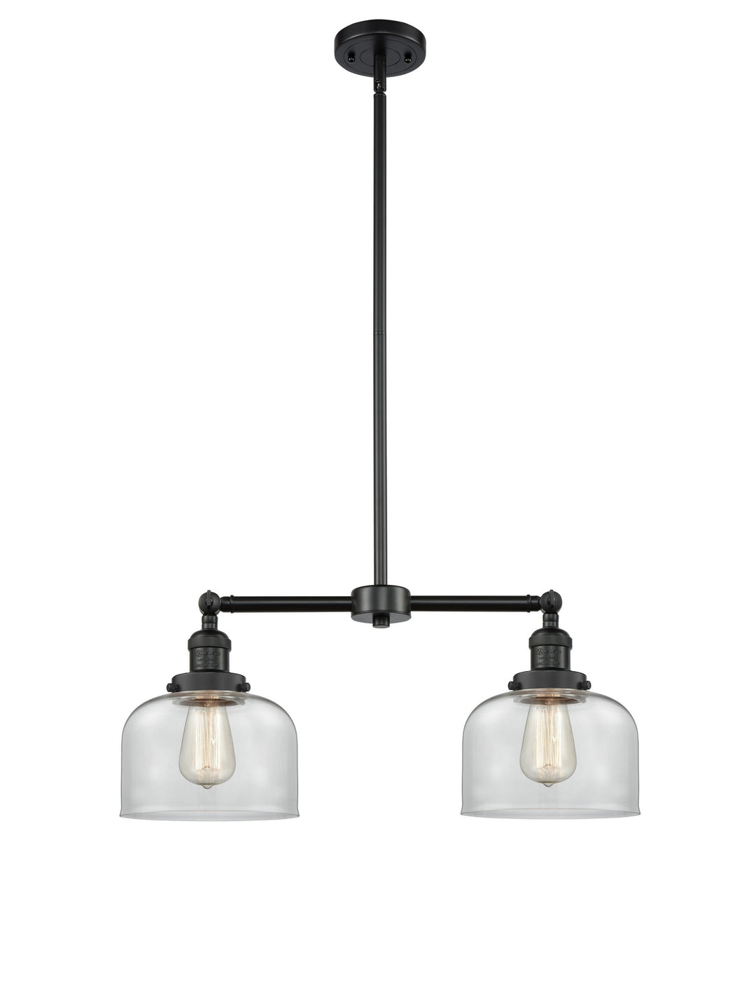 Innovations Franklin Restoration 209-BK-G72 Chandelier Light - Matte Black