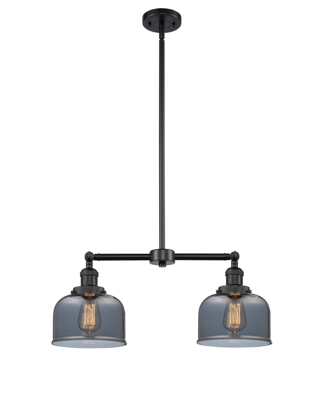 Innovations Franklin Restoration 209-BK-G73 Chandelier Light - Matte Black