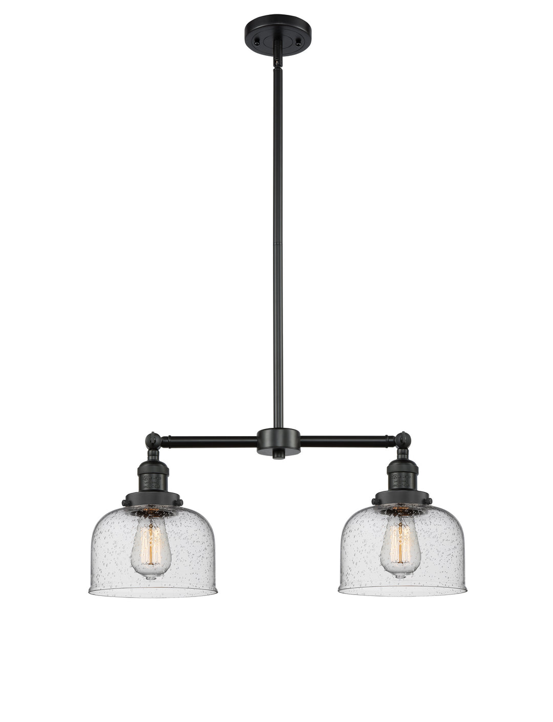 Innovations Franklin Restoration 209-BK-G74-LED Chandelier Light - Matte Black