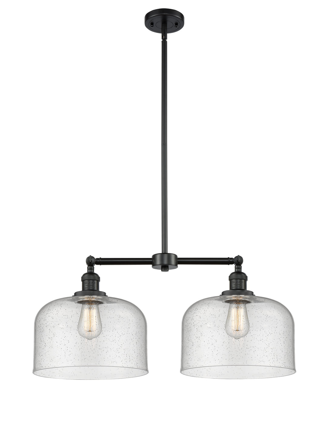 Innovations Franklin Restoration 209-BK-G74-L-LED Chandelier Light - Matte Black