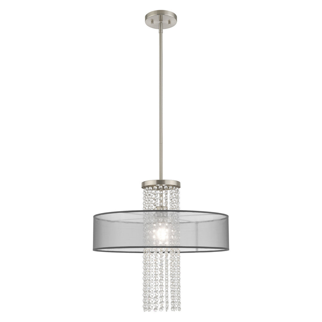 Livex Bella Vista 43204-91 Pendant Light - Brushed Nickel