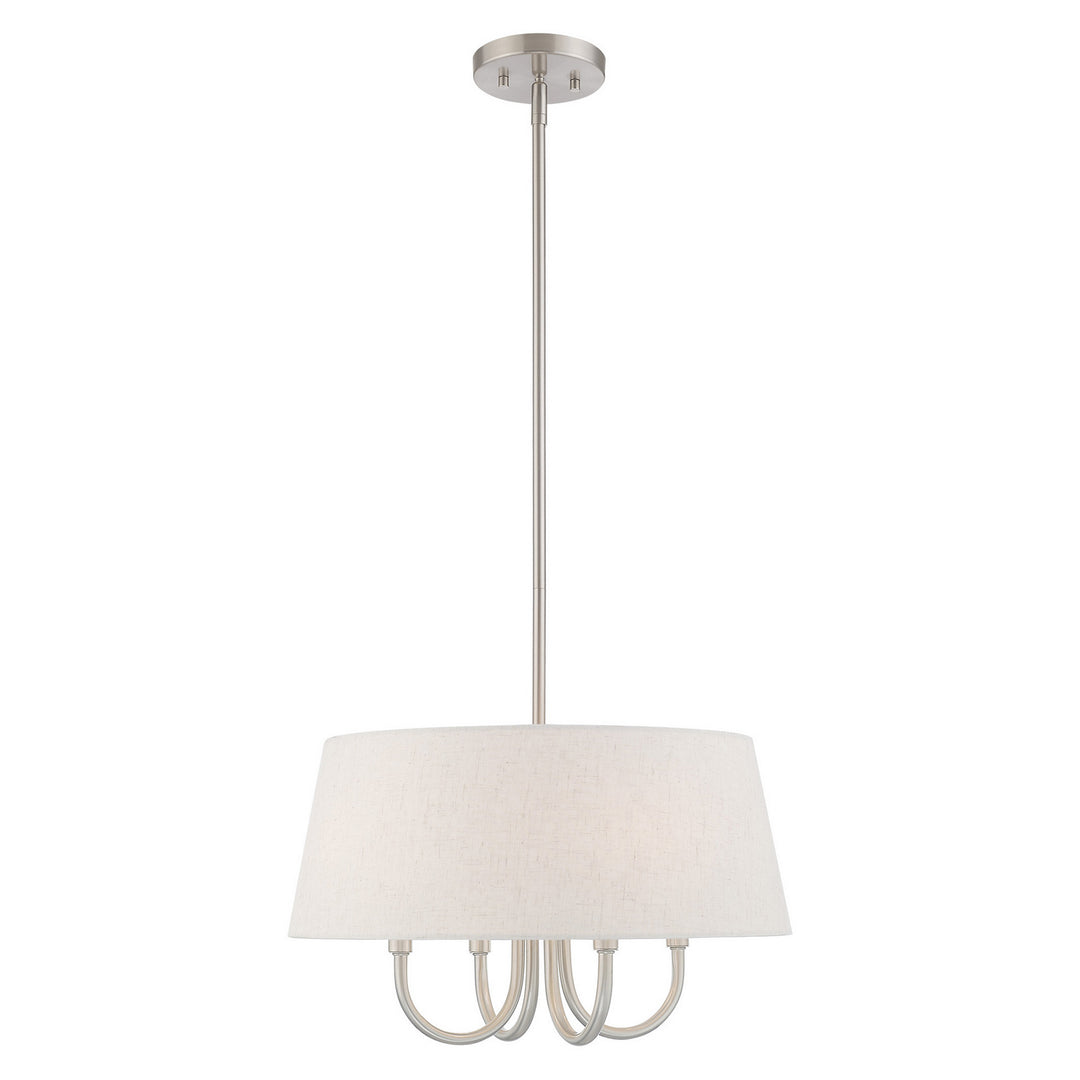 Livex Belclaire 50804-91 Chandelier Light - Brushed Nickel