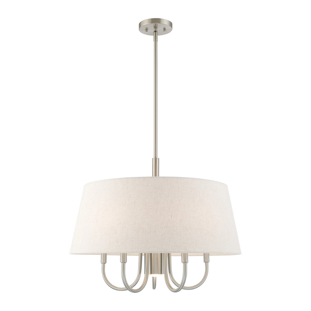 Livex Belclaire 50805-91 Chandelier Light - Brushed Nickel