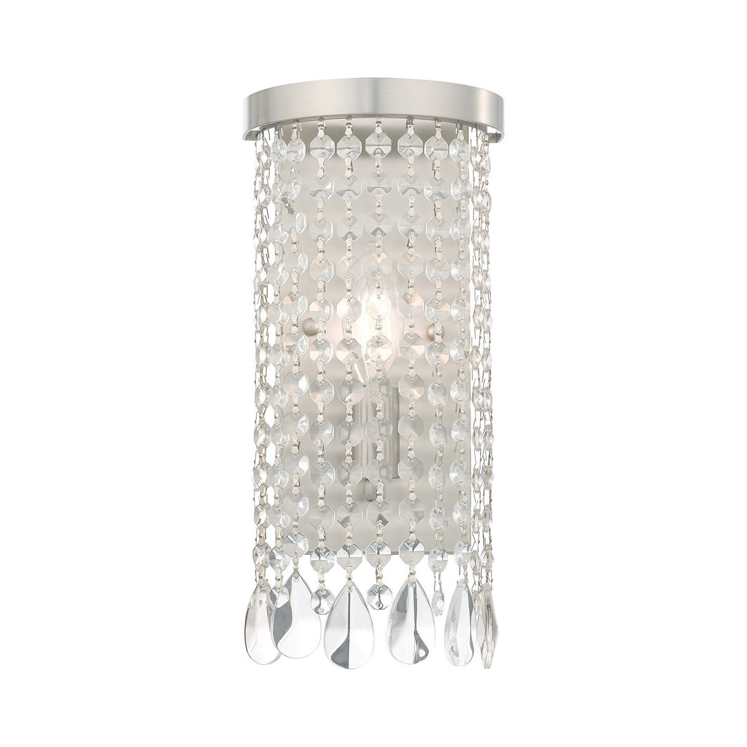 Livex Elizabeth 51061-91 Wall Sconce Light - Brushed Nickel