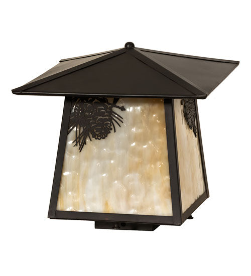 Meyda Tiffany Lighting 93336 Stillwater One Light Deck Light Outdoor Bronze / Dark