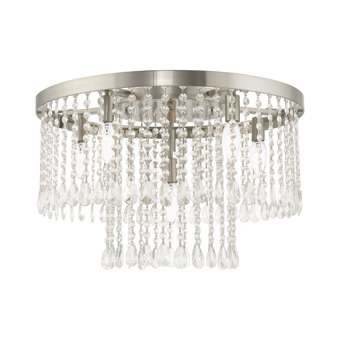 Livex Elizabeth 51070-91 Ceiling Light - Brushed Nickel