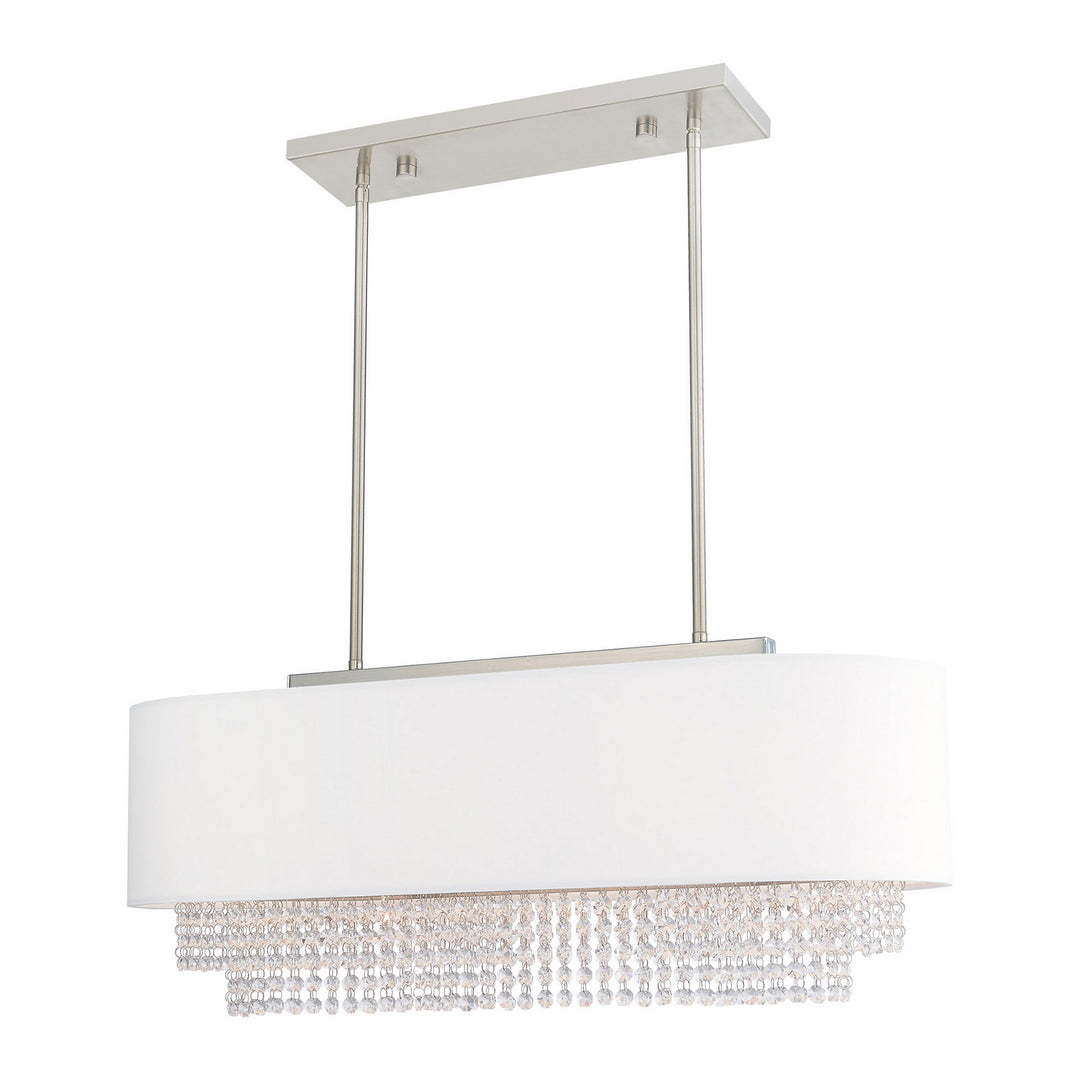 Livex Carlisle 51124-91 Pendant Light - Brushed Nickel