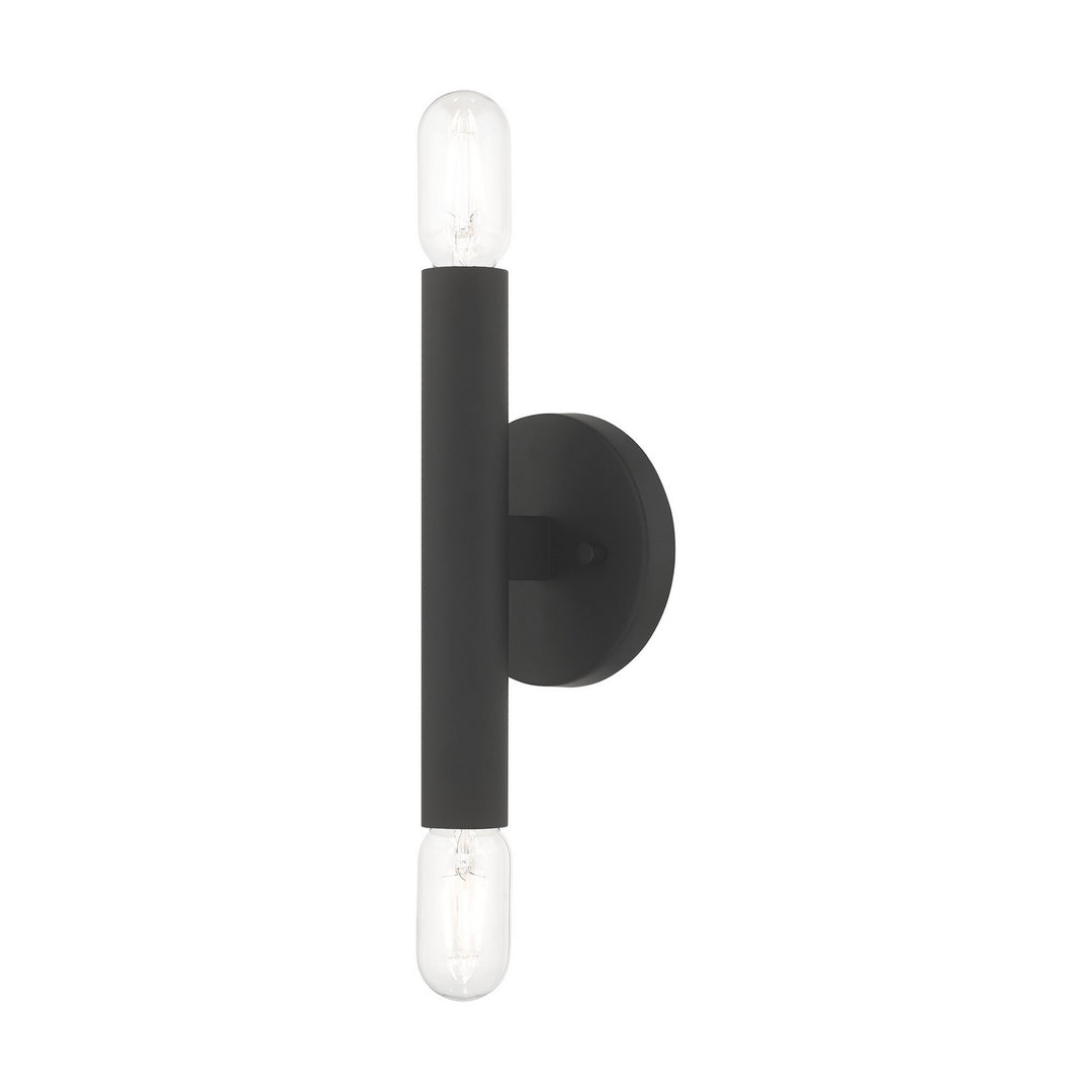 Livex Copenhagen 51132-04 Wall Sconce Light - Black