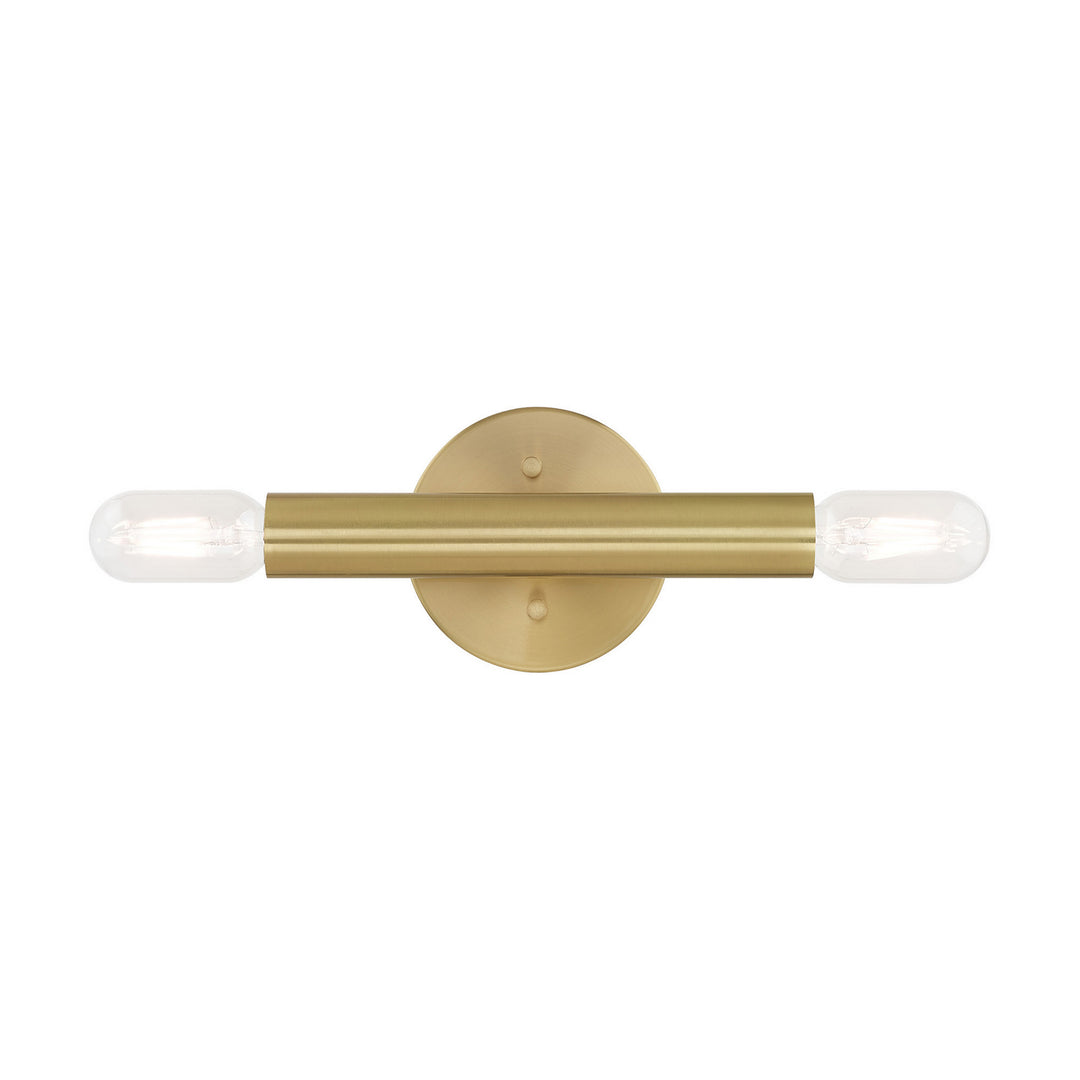 Livex Copenhagen 51132-12 Wall Sconce Light - Satin Brass