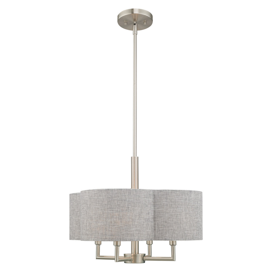 Livex Kalmar 51364-91 Chandelier Light - Brushed Nickel