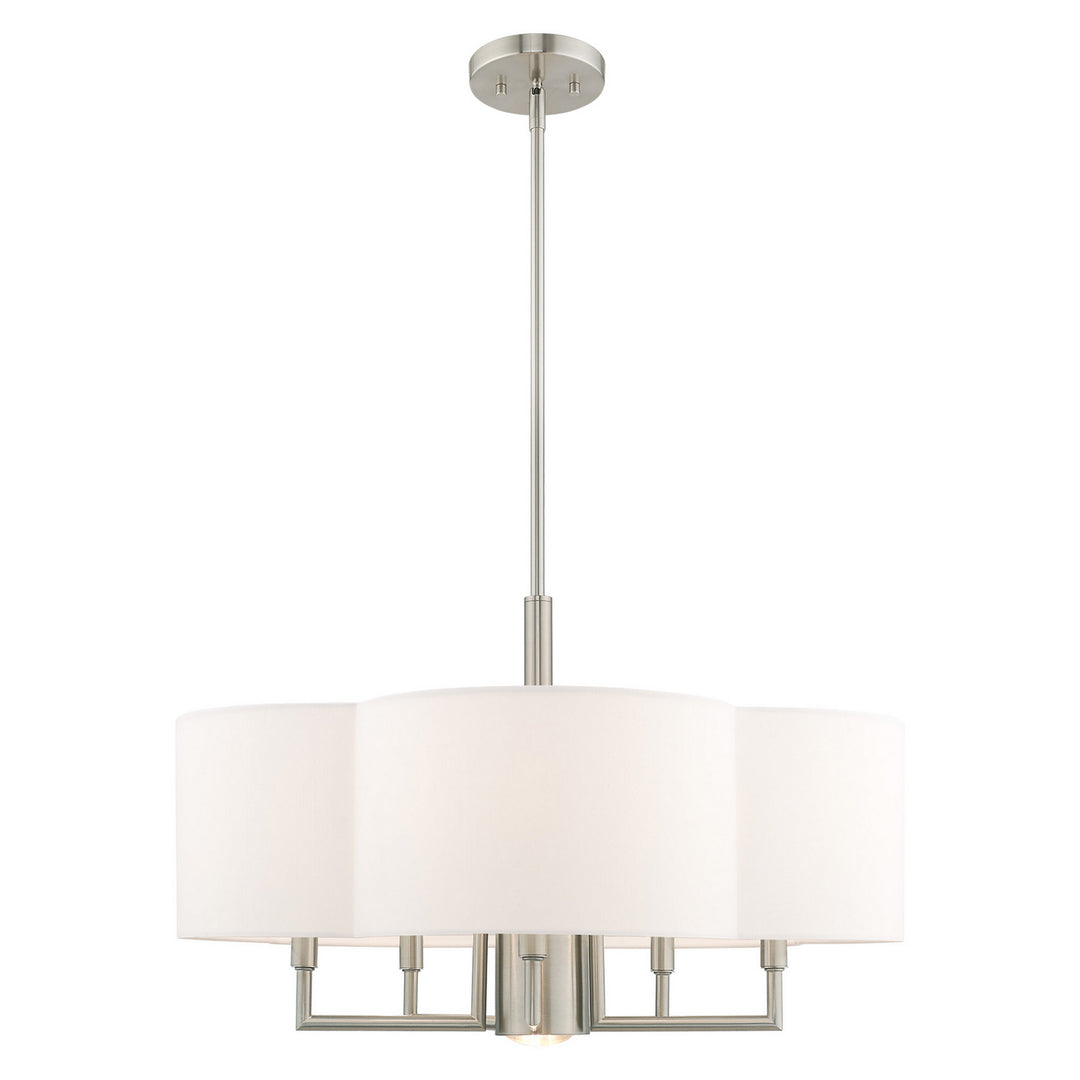 Livex Chelsea 51925-91 Chandelier Light - Brushed Nickel