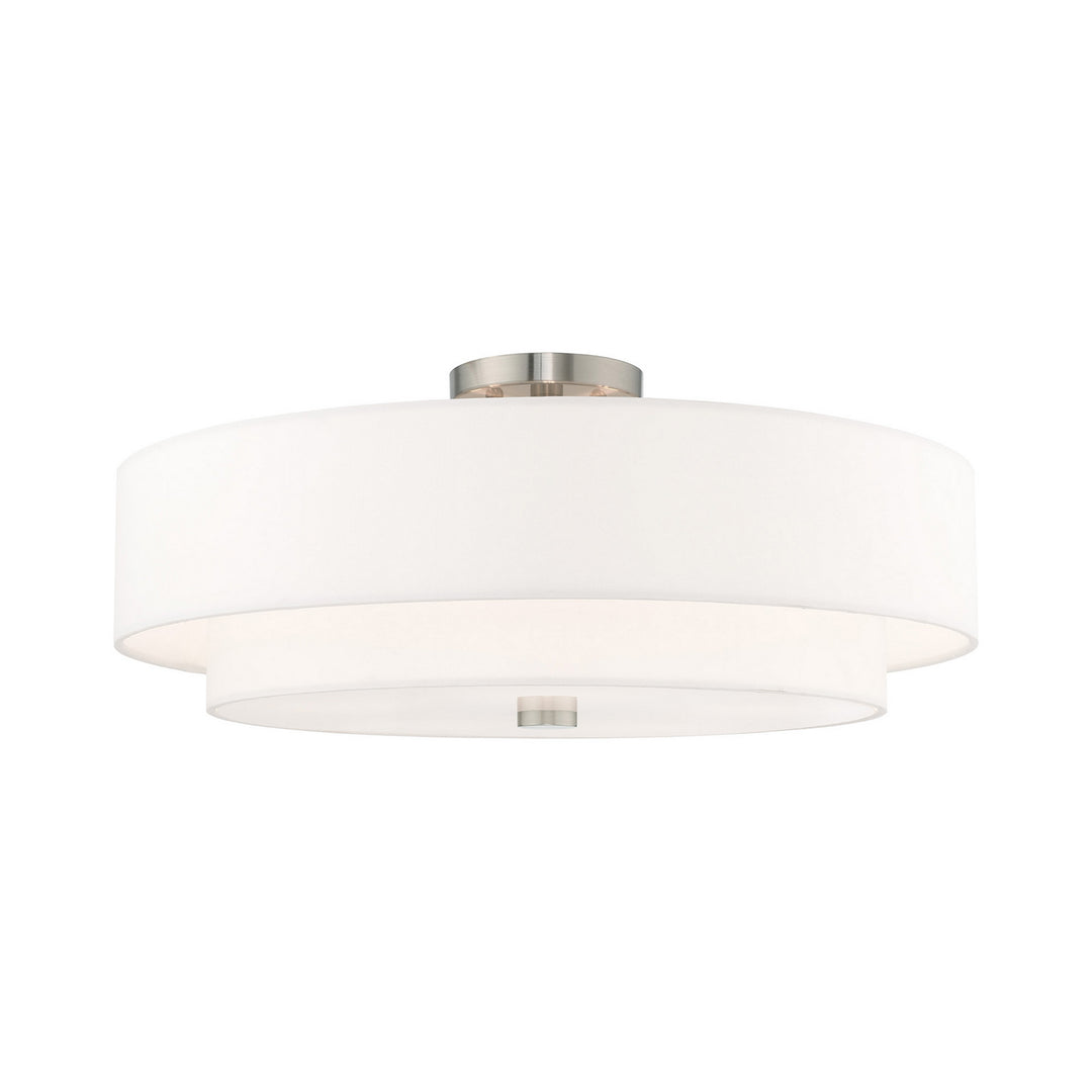 Livex Meridian 52140-91 Ceiling Light - Brushed Nickel