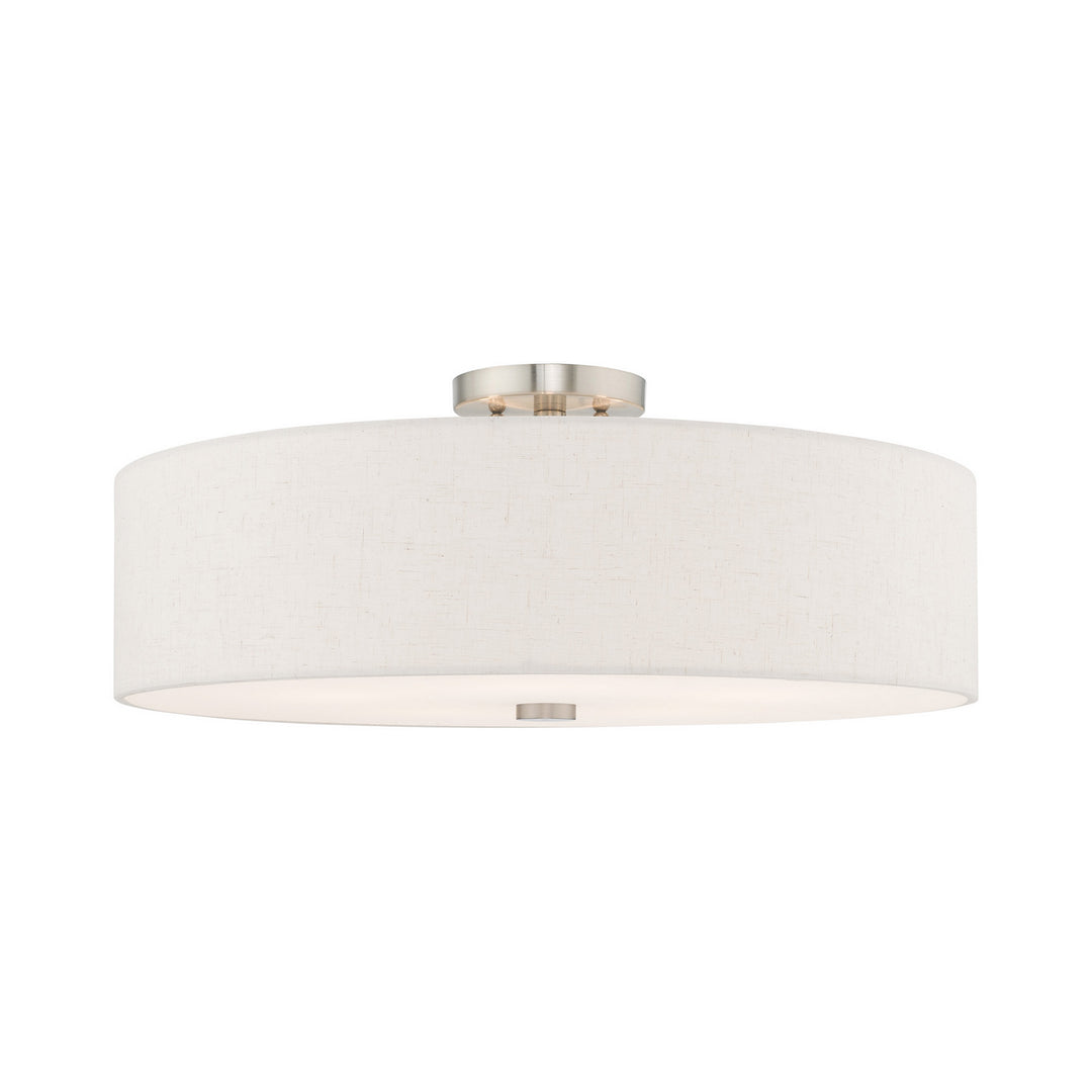 Livex Meridian 52141-91 Ceiling Light - Brushed Nickel