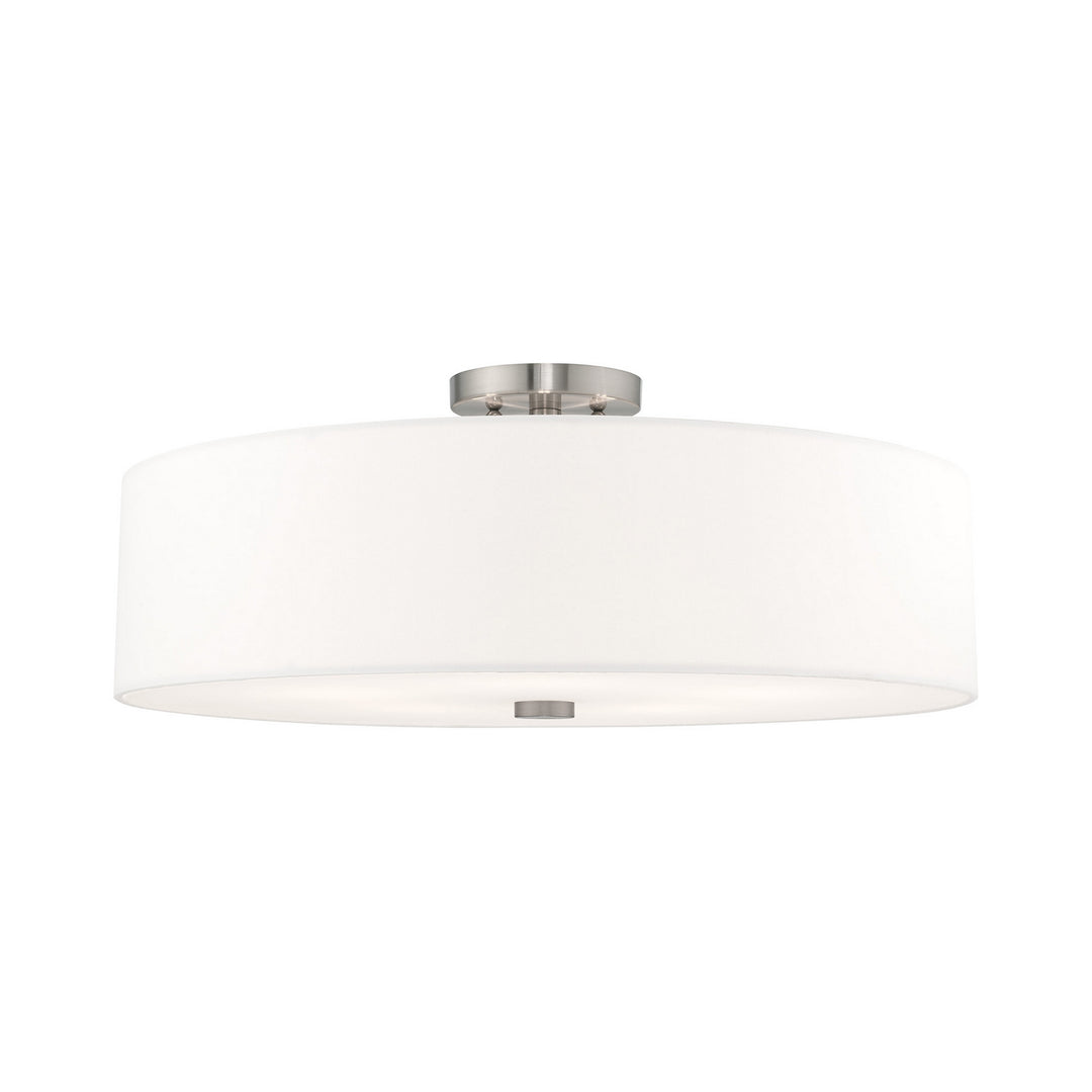 Livex Meridian 52142-91 Ceiling Light - Brushed Nickel