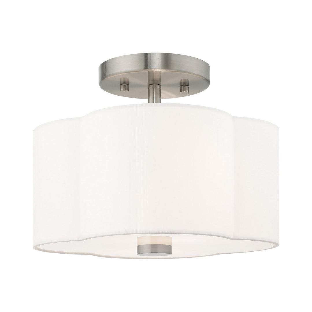 Livex Chelsea 52151-91 Ceiling Light - Brushed Nickel