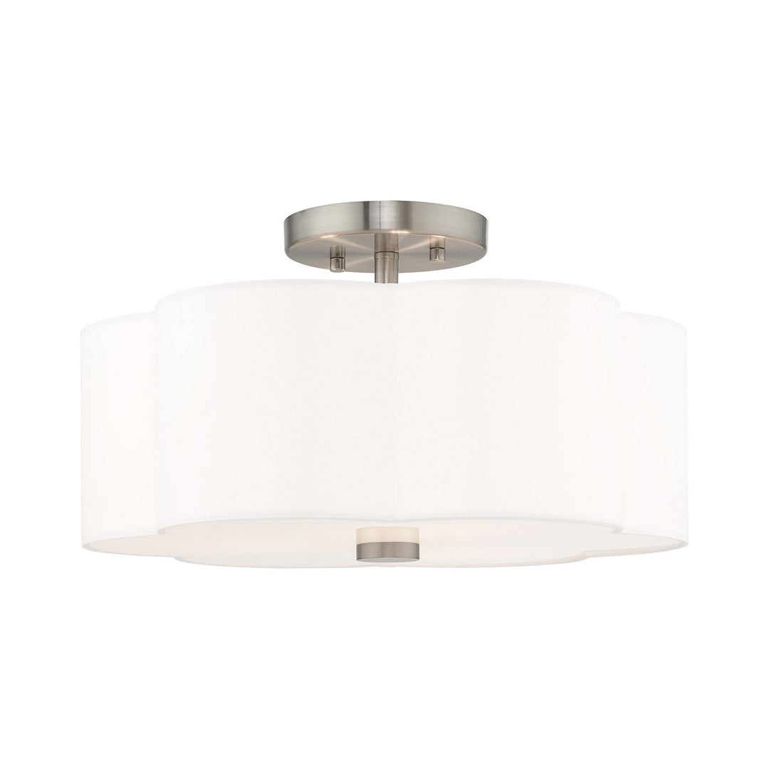 Livex Chelsea 52153-91 Ceiling Light - Brushed Nickel