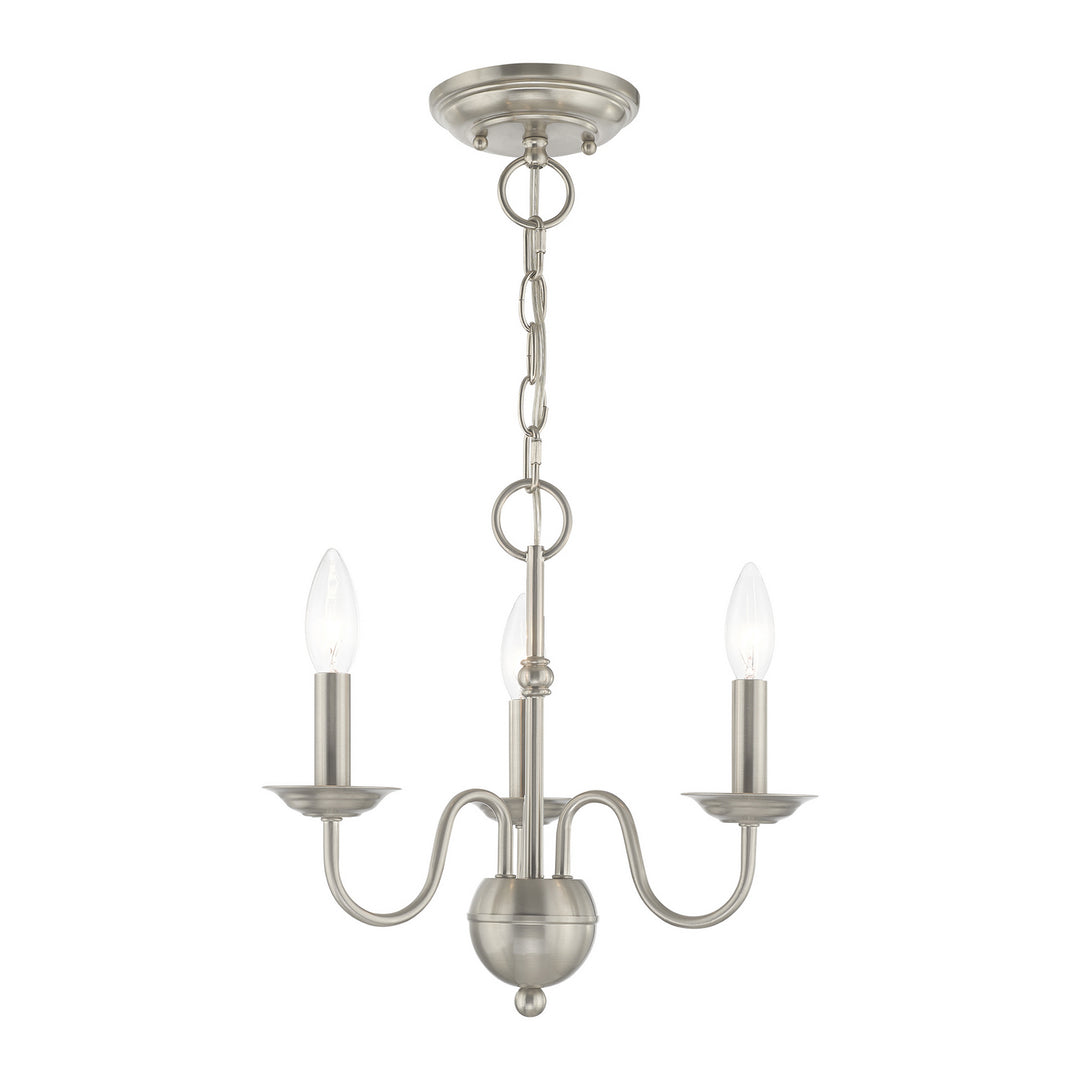 Livex Windsor 52163-91 Chandelier Light - Brushed Nickel