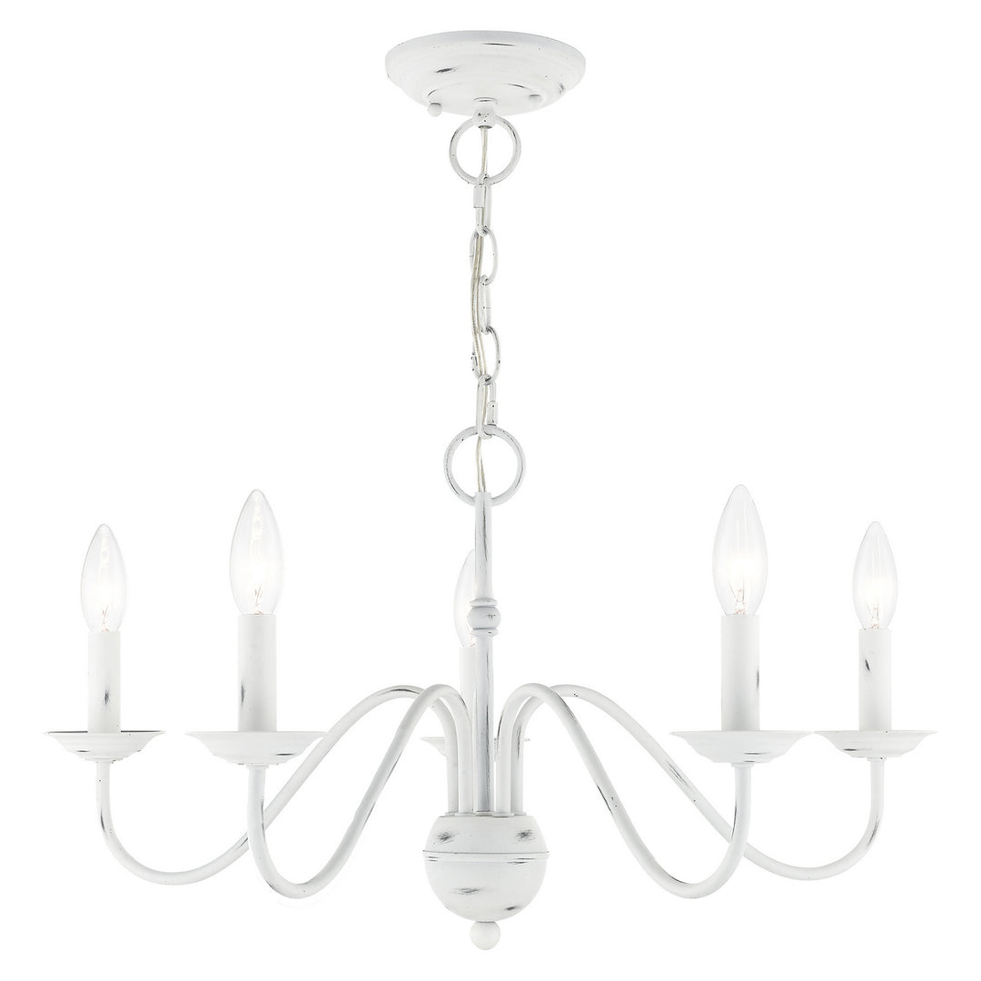 Livex Windsor 52165-60 Chandelier Light - Antique White