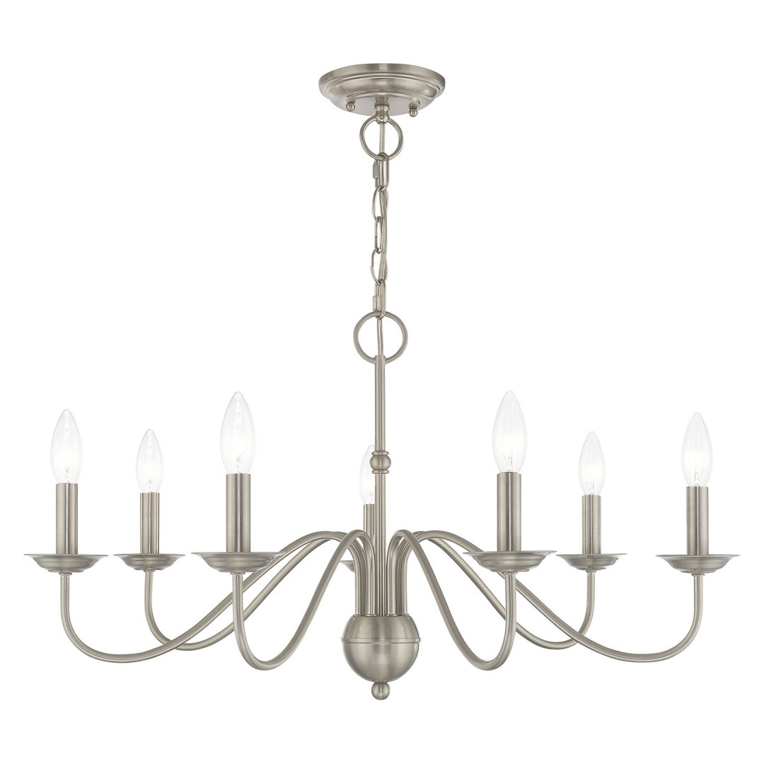 Livex Windsor 52167-91 Chandelier Light - Brushed Nickel