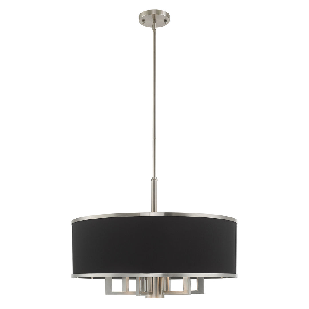 Livex Park Ridge 60406-91 Chandelier Light - Brushed Nickel