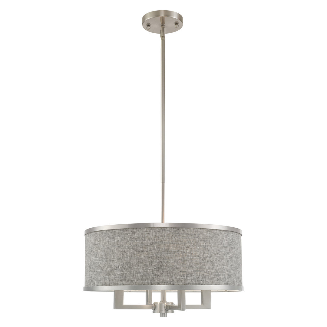 Livex Park Ridge 60424-91 Chandelier Light - Brushed Nickel