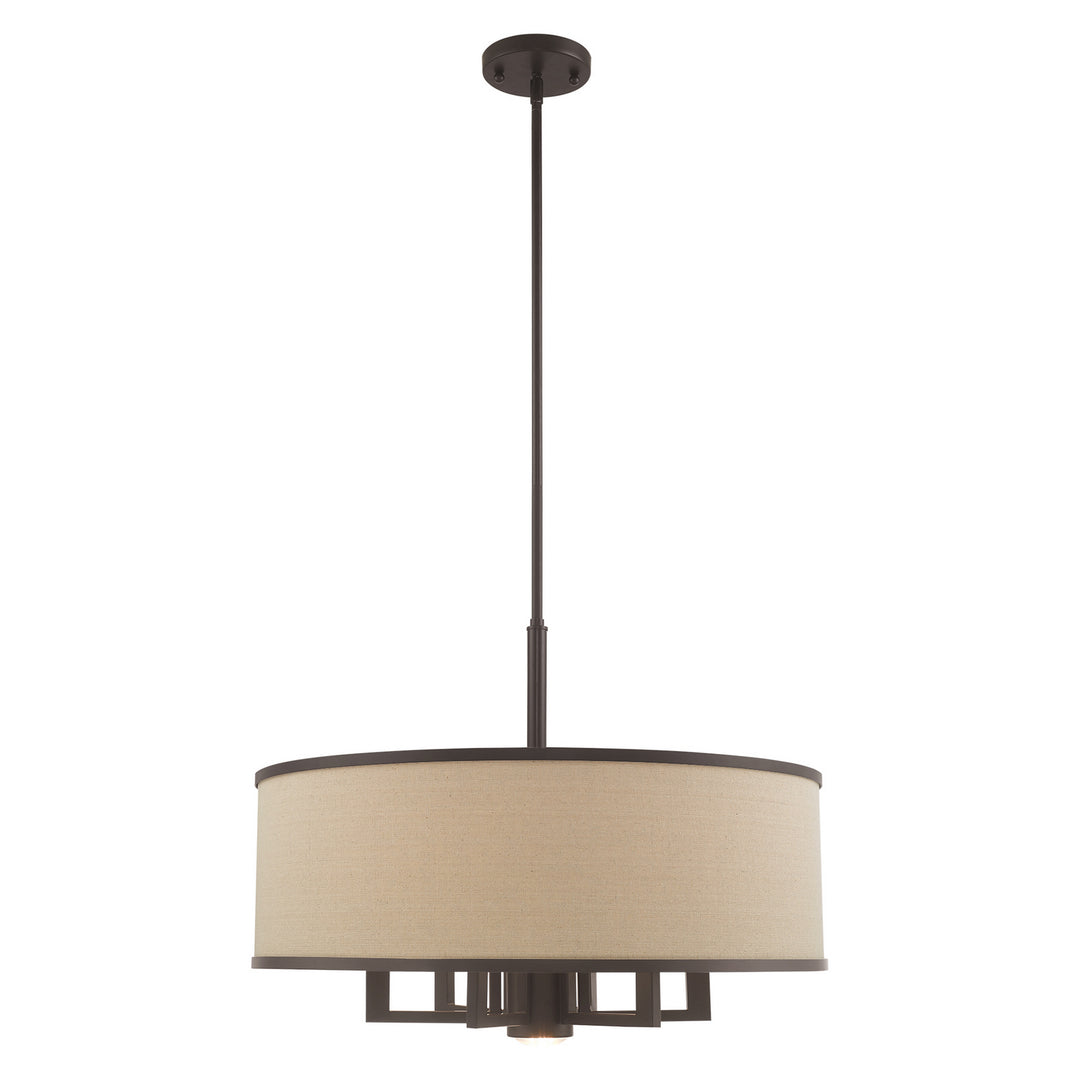 Livex Park Ridge 62614-07 Chandelier Light - Bronze