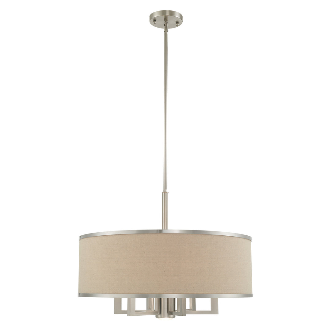 Livex Park Ridge 62614-91 Chandelier Light - Brushed Nickel