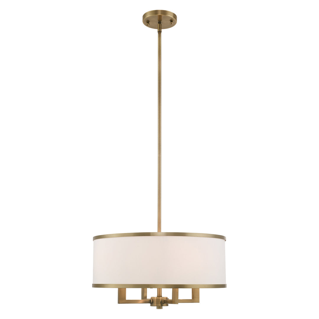 Livex Park Ridge 62615-01 Chandelier Light - Antique Brass