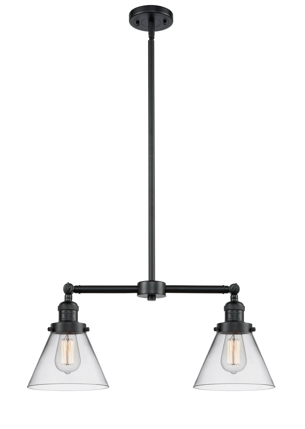 Innovations Franklin Restoration 209-OB-G42-LED Chandelier Light - Oil Rubbed Bronze