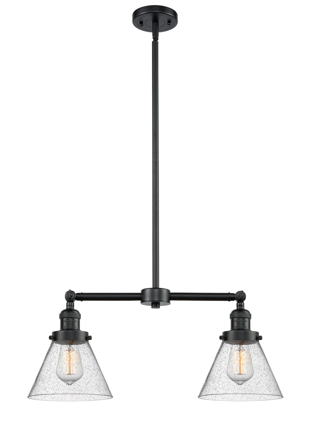 Innovations Franklin Restoration 209-OB-G44-LED Chandelier Light - Oil Rubbed Bronze