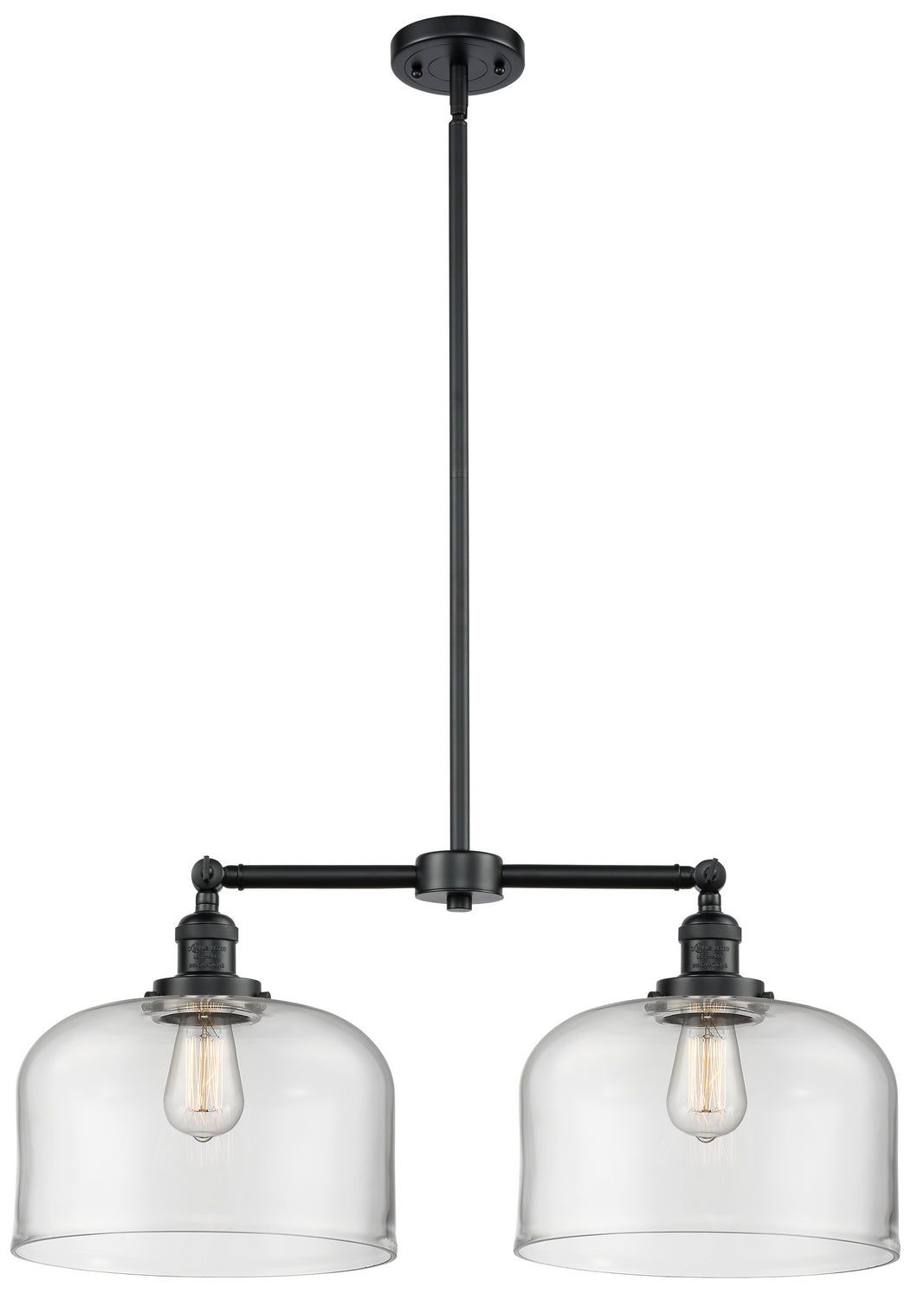 Innovations Franklin Restoration 209-OB-G72-L Chandelier Light - Oil Rubbed Bronze