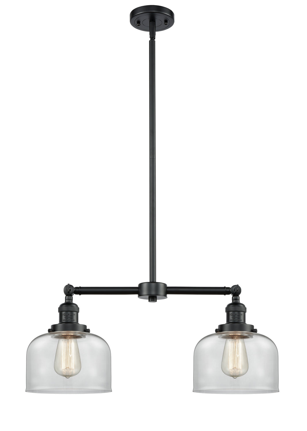 Innovations Franklin Restoration 209-OB-G72-LED Chandelier Light - Oil Rubbed Bronze