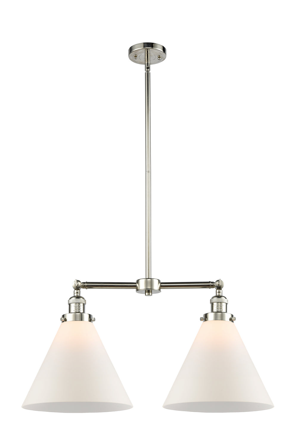 Innovations Franklin Restoration 209-PN-G41-L Chandelier Light - Polished Nickel