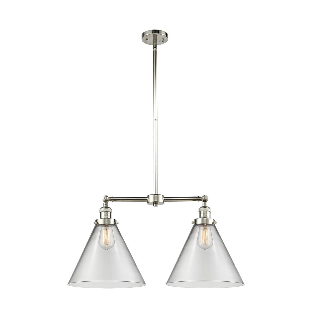 Innovations Franklin Restoration 209-PN-G42-L Chandelier Light - Polished Nickel