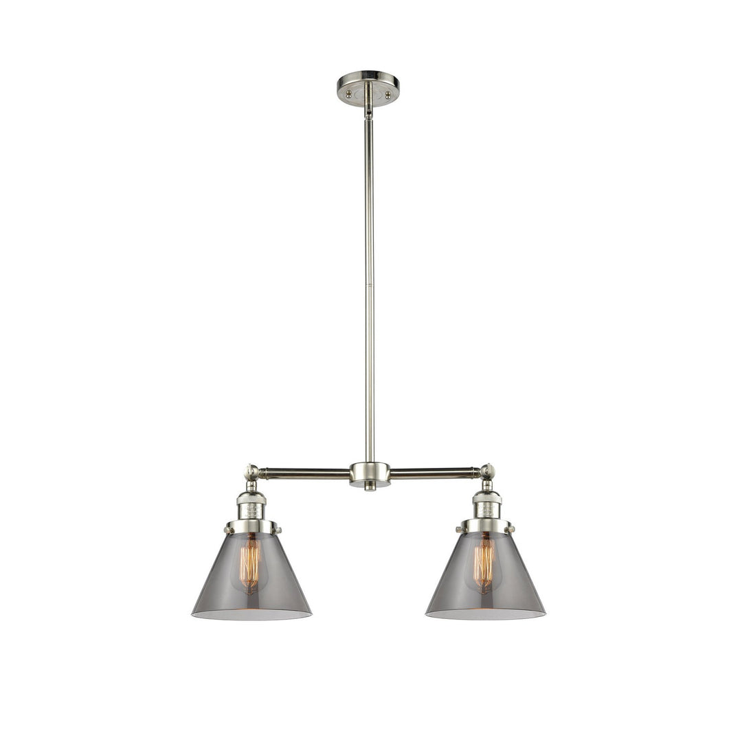 Innovations Franklin Restoration 209-PN-G43-L-LED Chandelier Light - Polished Nickel