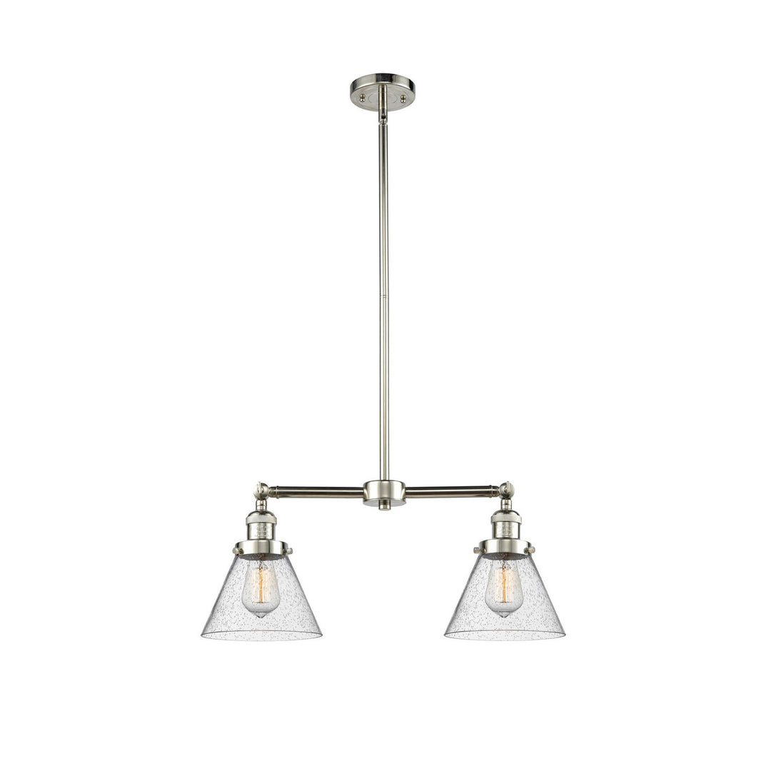 Innovations Franklin Restoration 209-PN-G44 Chandelier Light - Polished Nickel